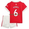 Maillot de Supporter Manchester United Pogba 6 Domicile 2021-22 Pour Enfant